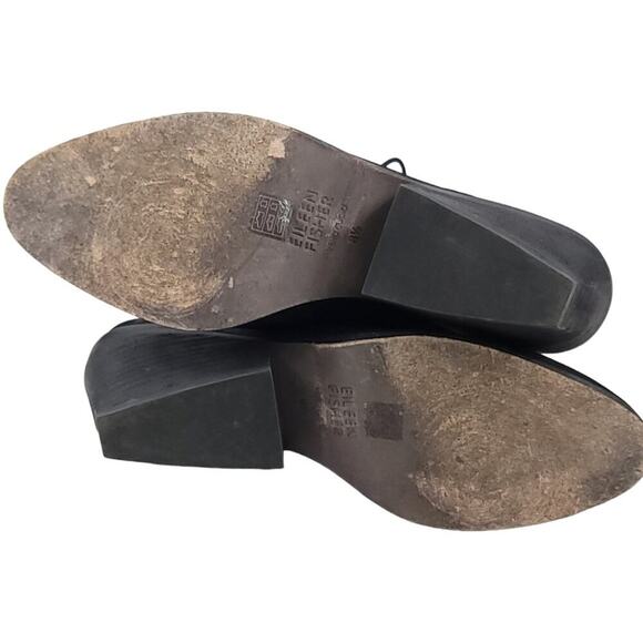 Eileen Fisher heeled Ankle Boot Charlie Lace Up Ankle Booties - Picture 9 of 11